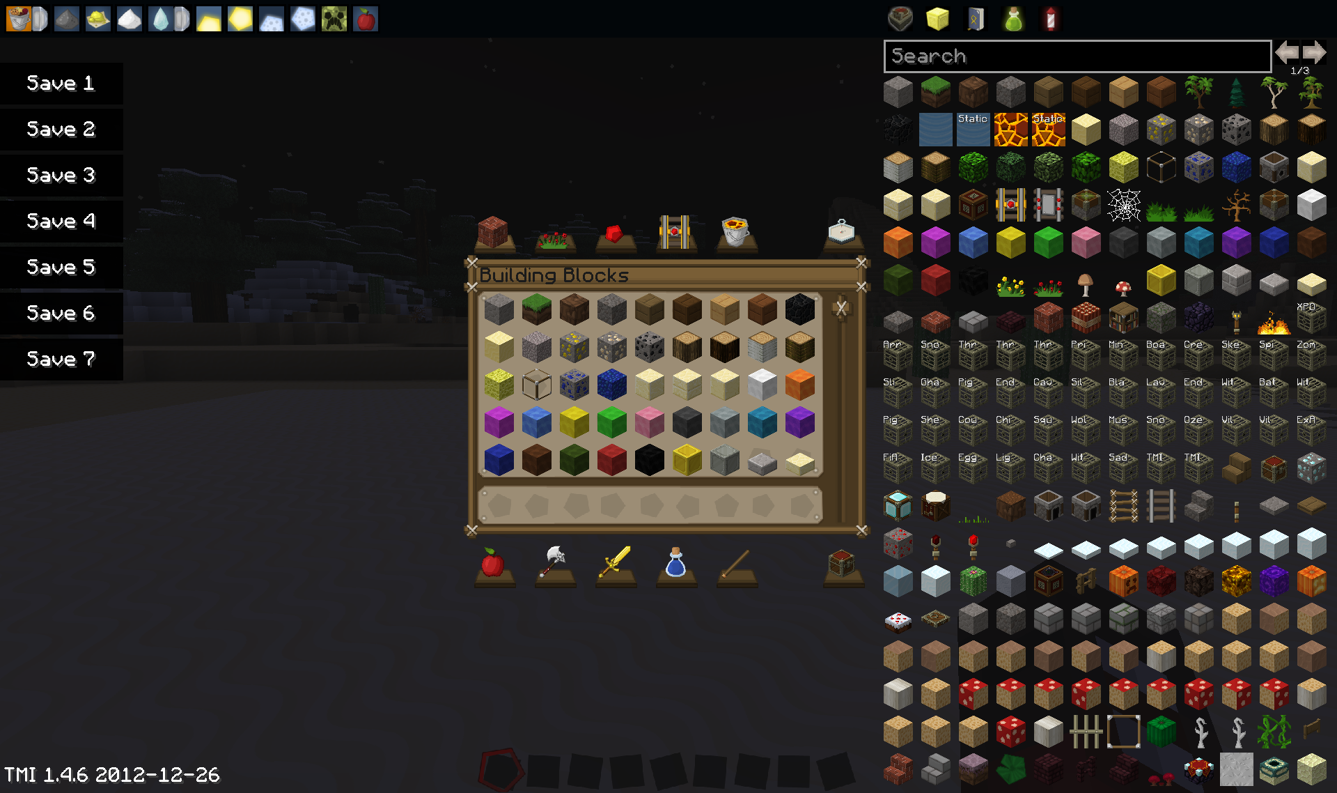 TooManyItems Mod for Minecraft - Download Minecraft 111