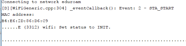 Error ESP32